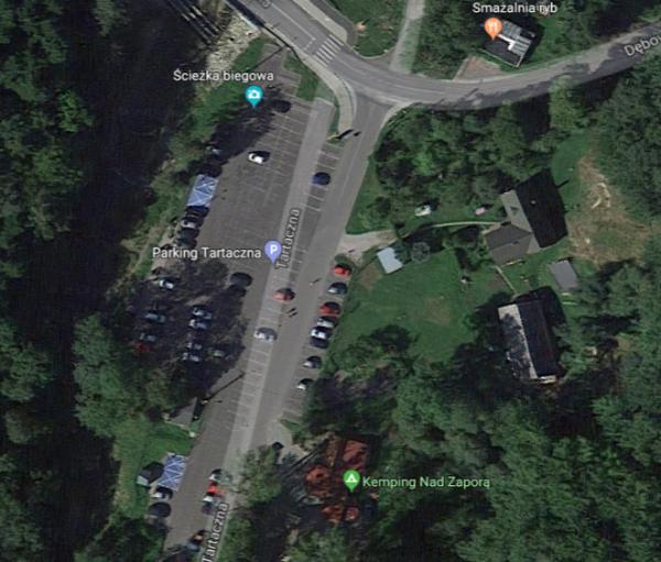 Parking w Dolinie Wapienicy