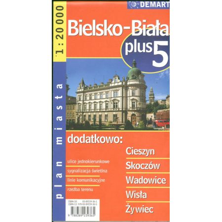 Bielsko-Biała plus 5 1:20 000 plan miasta