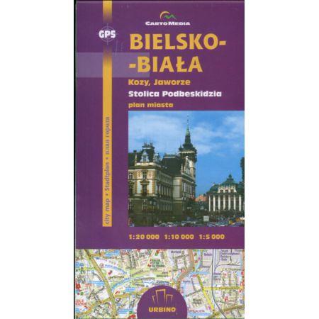 Bielsko-Biała plan miasta 1:20 000, 1: 10 000, 1: 5 000